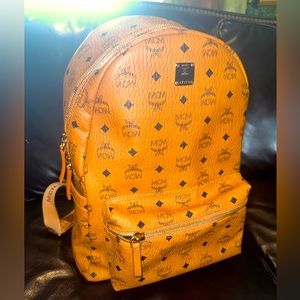 MCM Cognac Backpack Large